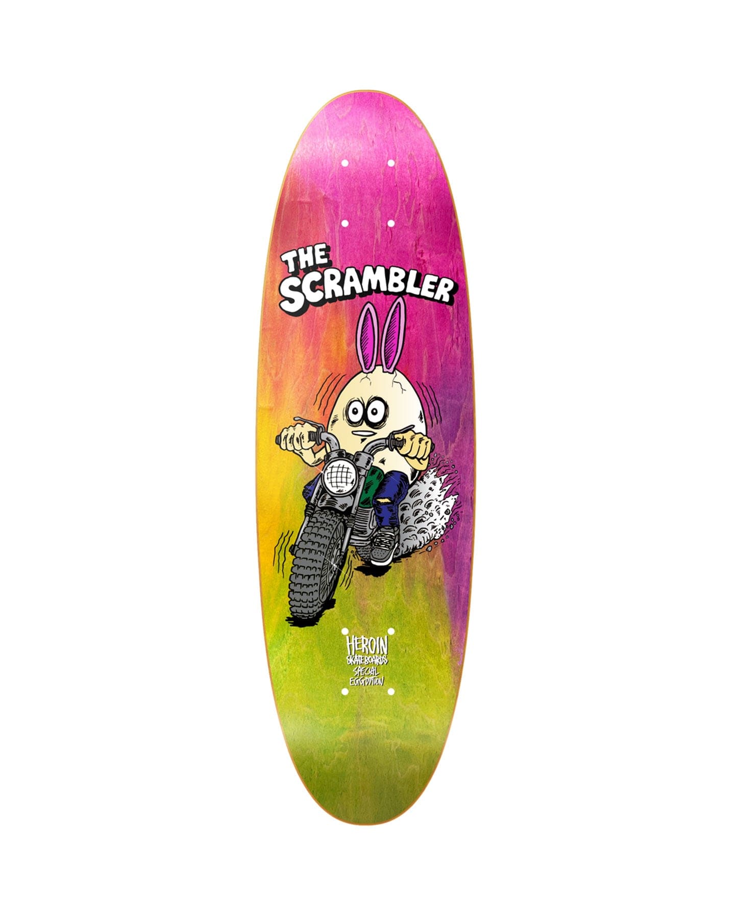 Heroin Scrambler Egg Micro Deck - 7.88" - -