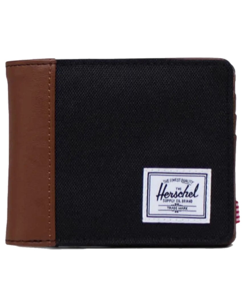 Herschel Hank Wallet - Black / Tan - 30068-00055-OS - 828432597369