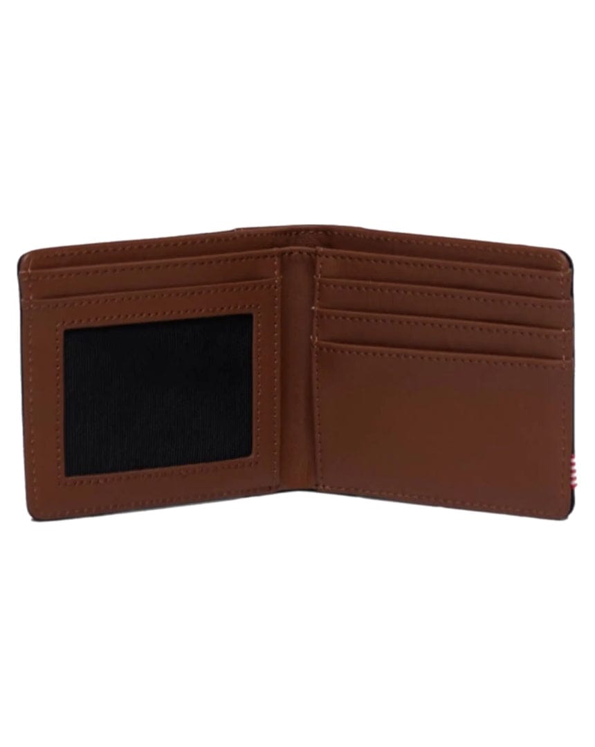 Herschel Hank Wallet - Black / Tan - 30068-00055-OS - 828432597369