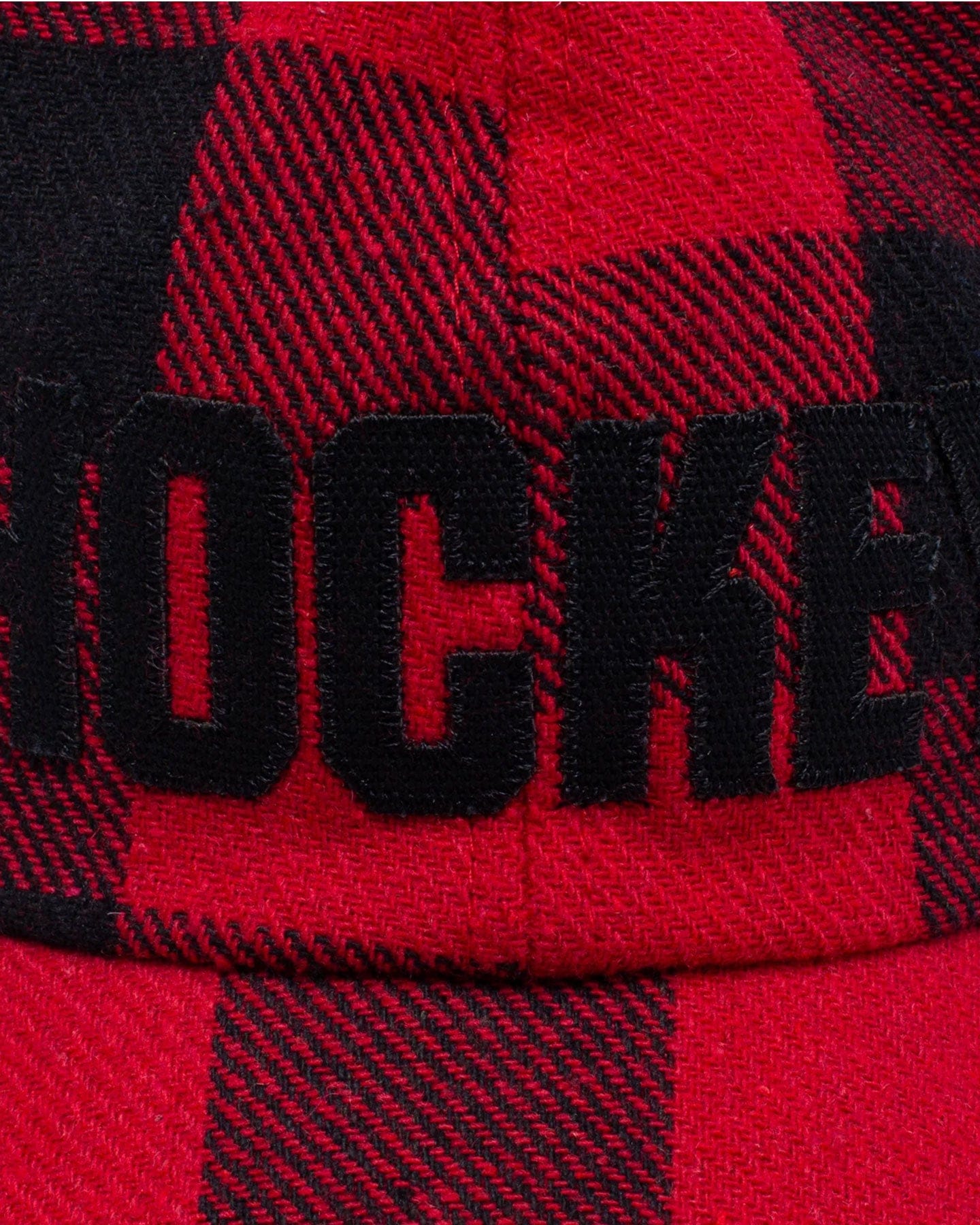 Hockey Plaid Hat - -