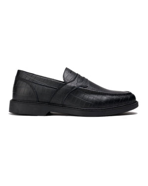 Hours x Jacuzzi Cohiba Penny Loafer - Black Crocodile - HRS-PL2-1 - 3852064152655