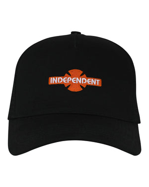 Independent OGBC Legacy Snapback Mid Profile Hat - Black / Orange - 44442428-167178 - 193172671786