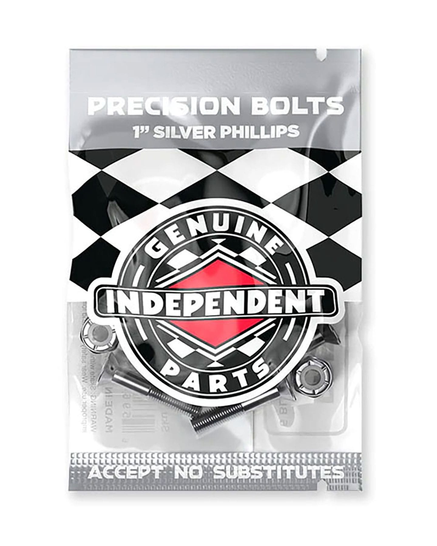 Independent Phillips Hardware ( Black / Silver ) - -