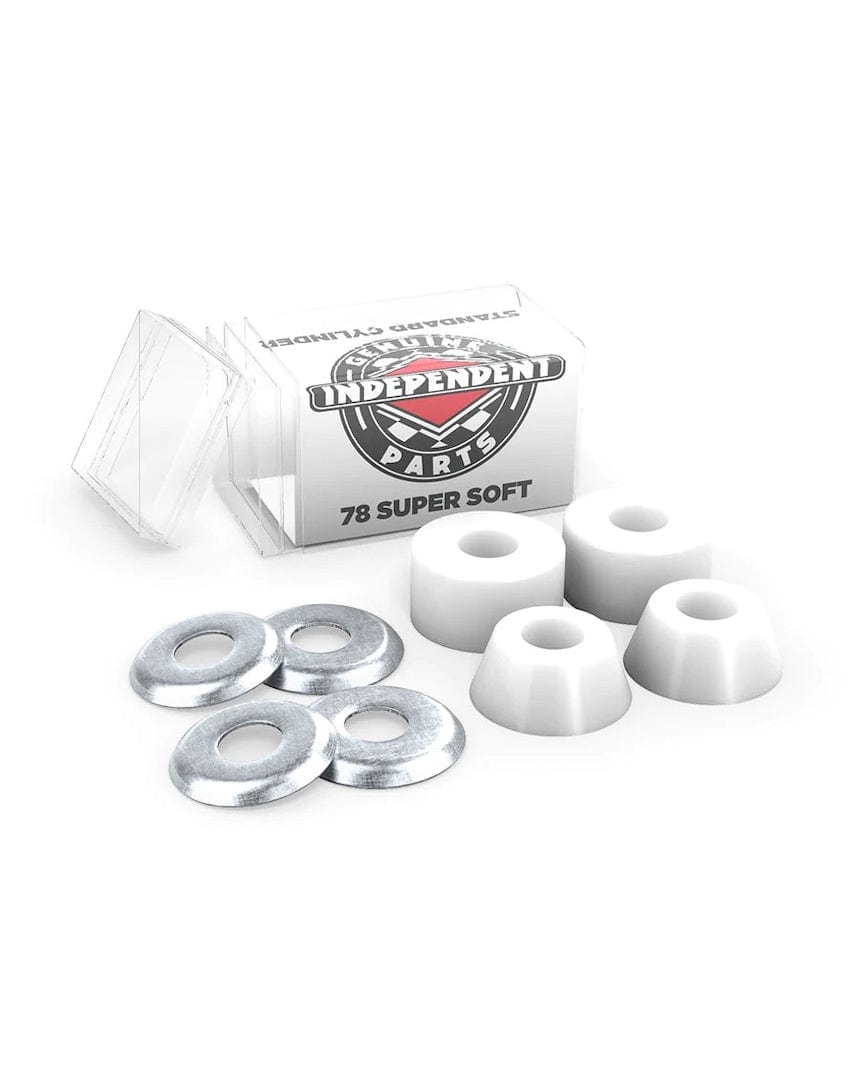 Independent Standard Cylinder Bushings - Super Soft (78a) - White - 33531172-69056 - 32531703
