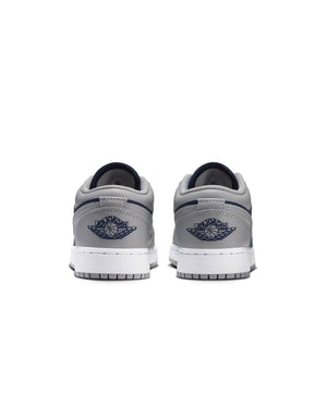 Jordan 1 Low GS - Tech Grey / College Navy - White - -