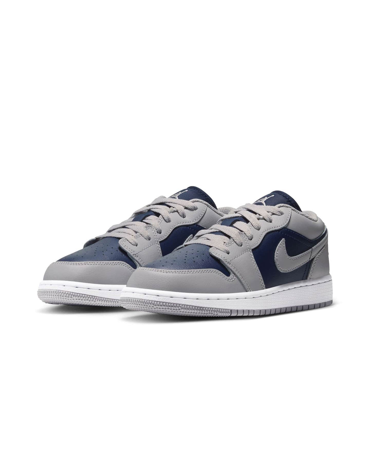 Jordan 1 Low GS - Tech Grey / College Navy - White - -