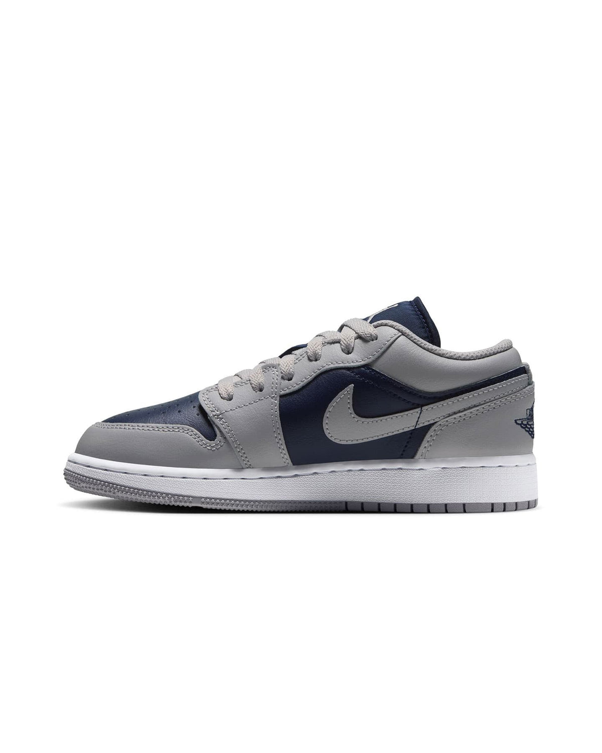 Jordan 1 Low GS - Tech Grey / College Navy - White - -