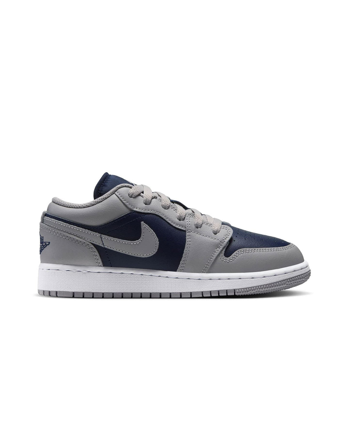 Jordan 1 Low GS - Tech Grey / College Navy - White - -