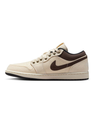 Jordan 1 Low PRM - Pale Ivory / Baroque Brown - Off Noir - -