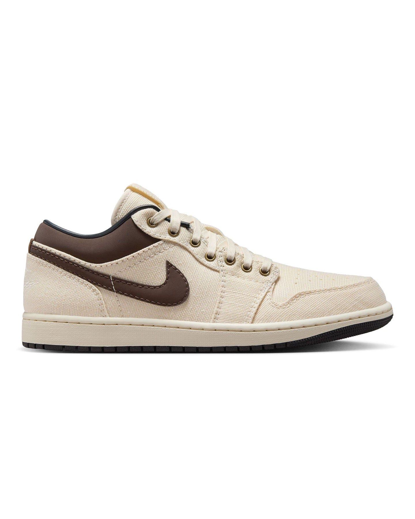 Jordan 1 Low PRM - Pale Ivory / Baroque Brown - Off Noir - IB8058 110 - 197863991788