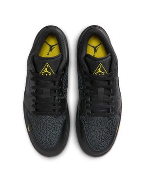Jordan 1 Low SE - Black / Tour Yellow - Anthracite - -