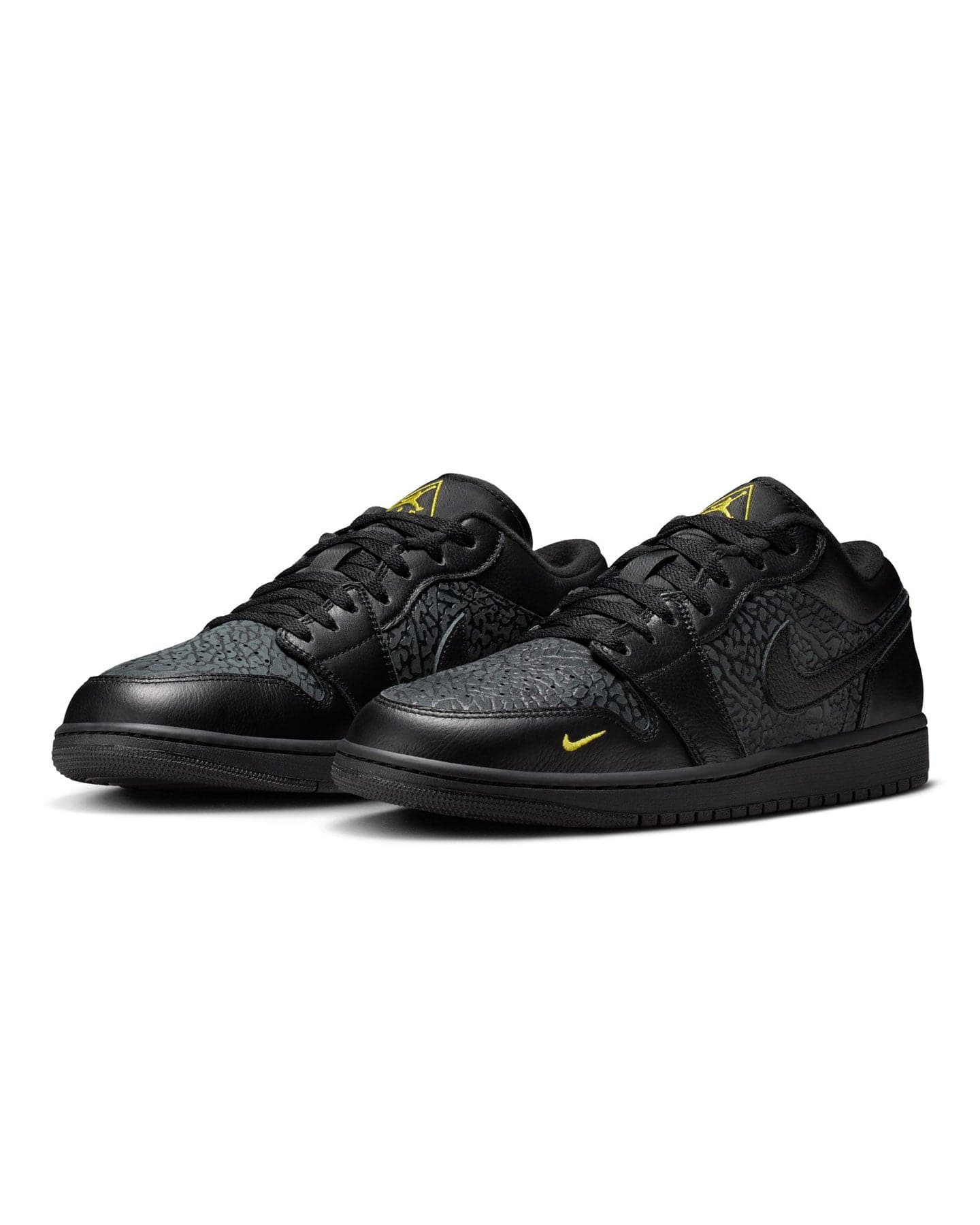 Jordan 1 Low SE - Black / Tour Yellow - Anthracite - -