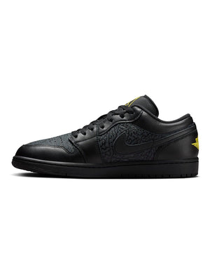 Jordan 1 Low SE - Black / Tour Yellow - Anthracite - -