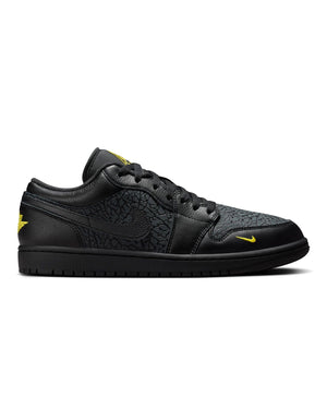 Jordan 1 Low SE - Black / Tour Yellow - Anthracite - -