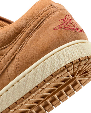 Jordan 1 Low SE - Flax / Flax - Varsity Red - Muslin - -