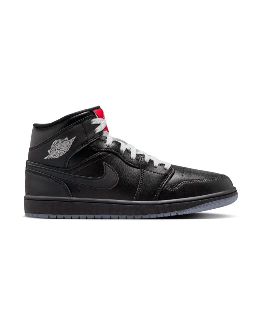 Jordan 1 Mid SE - Black / Black - White - Wolf Grey - HV5177 010 - 197860646285