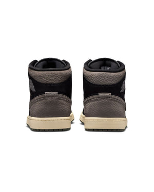 Jordan 1 Mid SE - Black / Olive - Lt Wild Mango - -