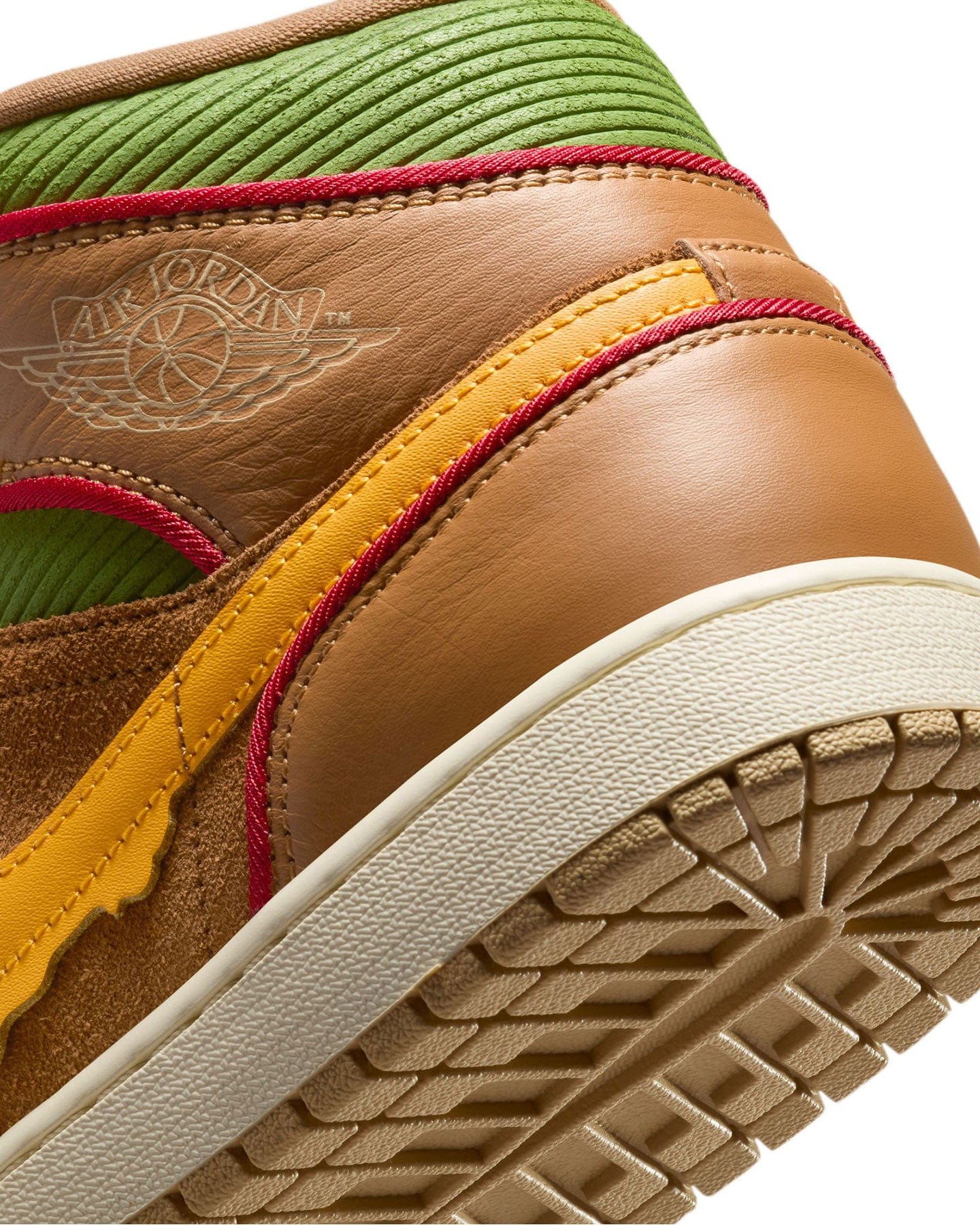 Jordan 1 Mid SE - Flax / University Gold - Sesame - Coconut Milk - -