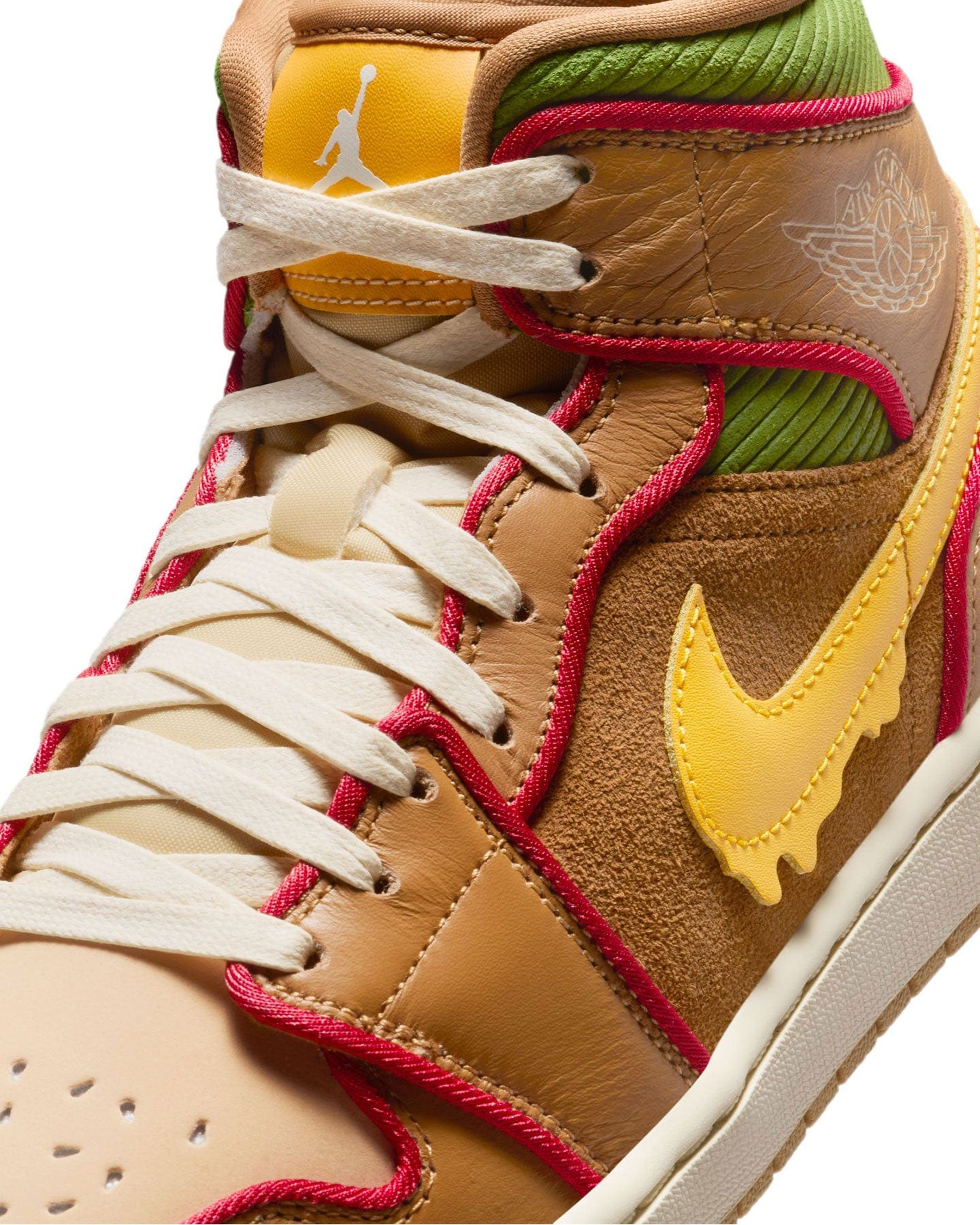 Jordan 1 Mid SE - Flax / University Gold - Sesame - Coconut Milk - -