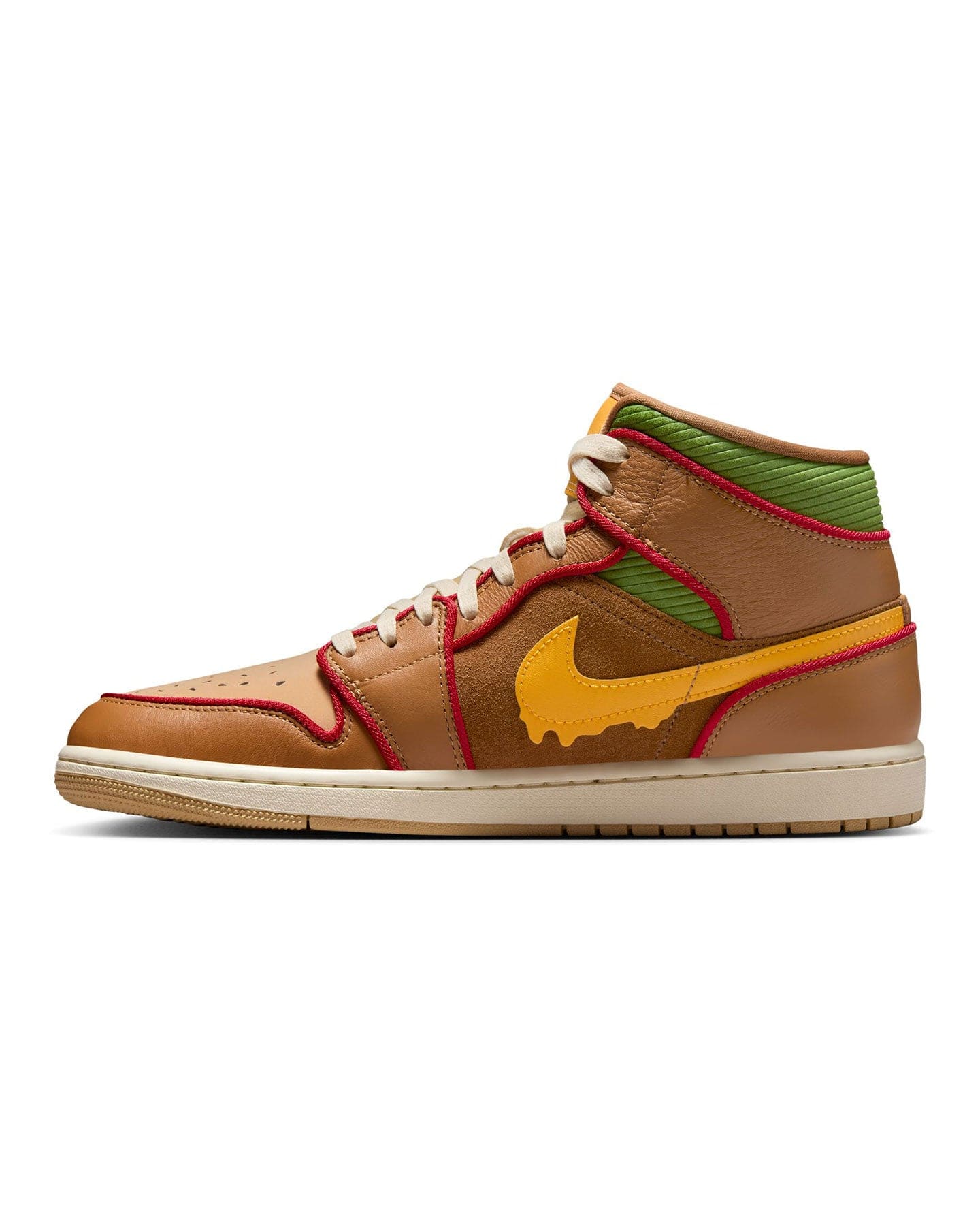 Jordan 1 Mid SE - Flax / University Gold - Sesame - Coconut Milk - -