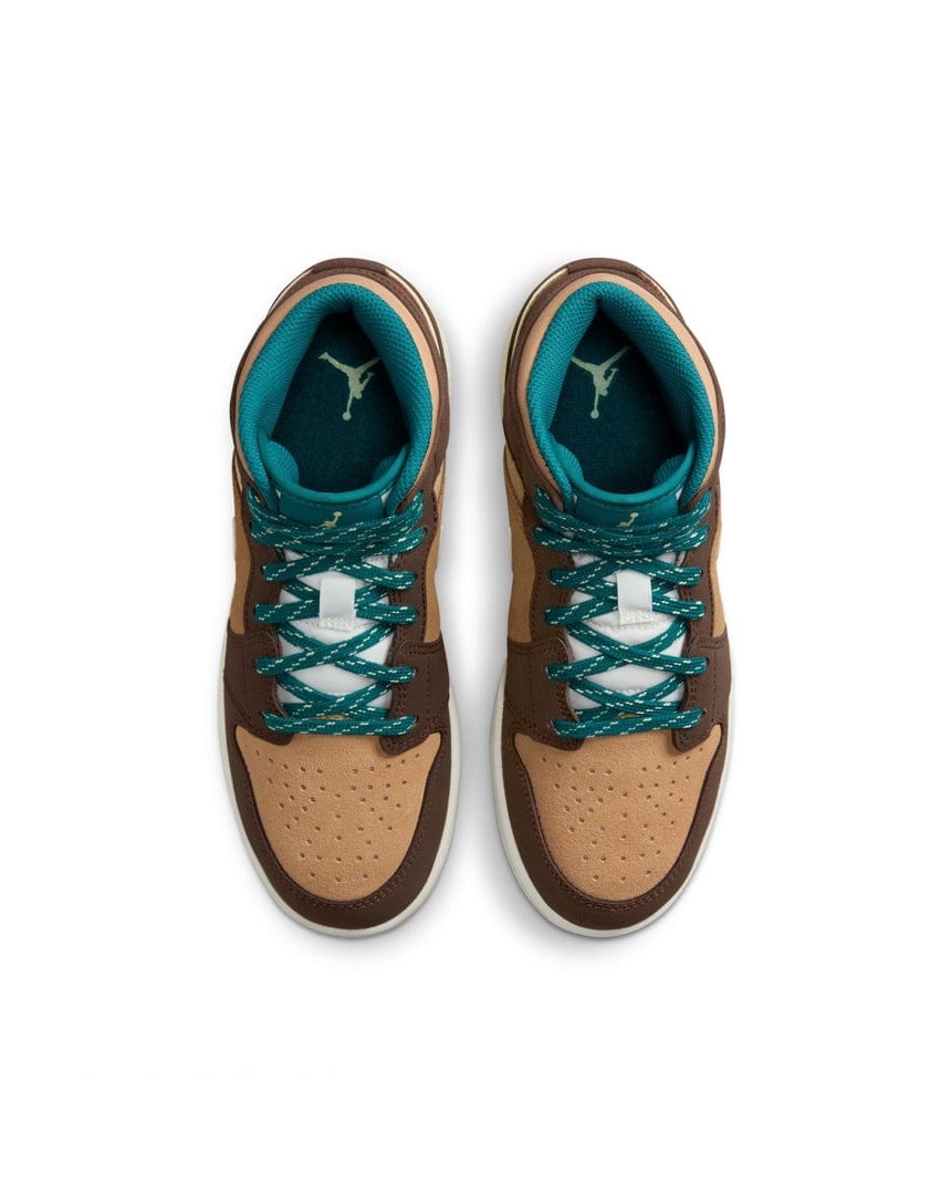 Jordan 1 Mid SE ( GS ) - Cacao Wow - -