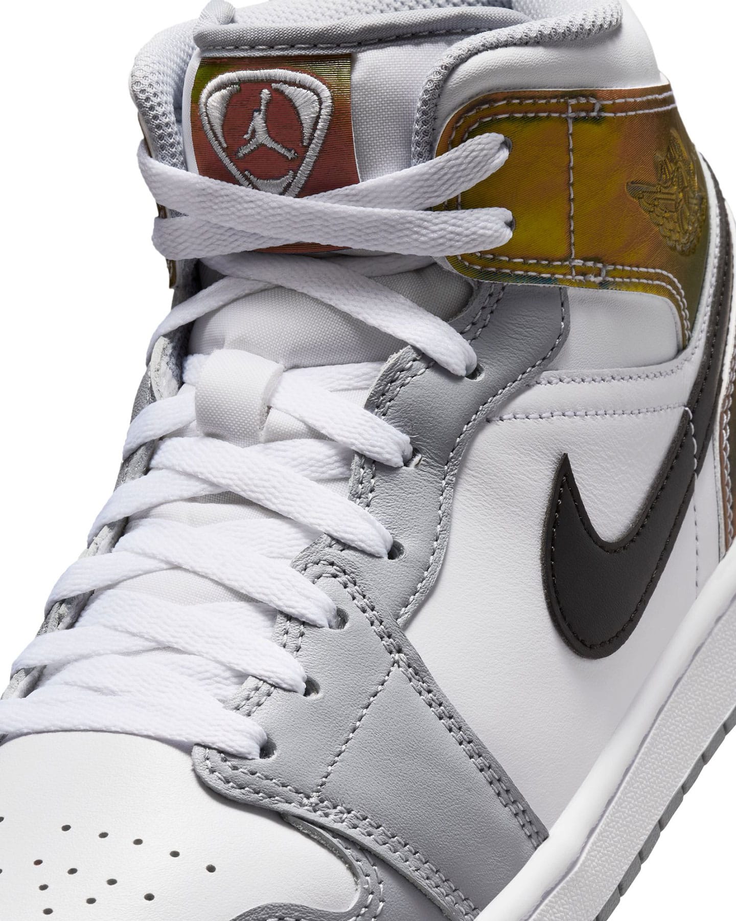 Jordan 1 Mid SE - Multi Color / Black / White - Wolf Grey - -