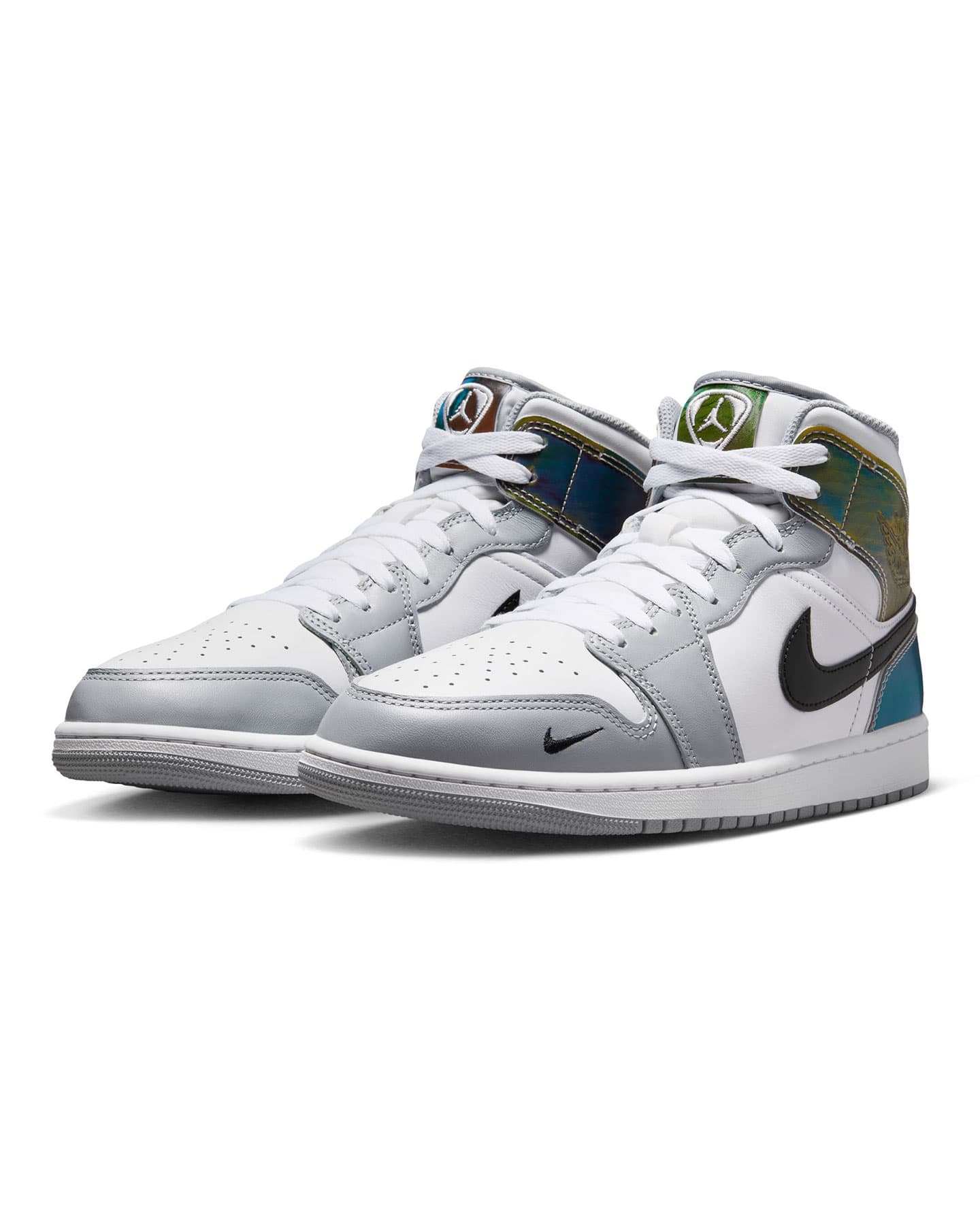Jordan 1 Mid SE - Multi Color / Black / White - Wolf Grey - -