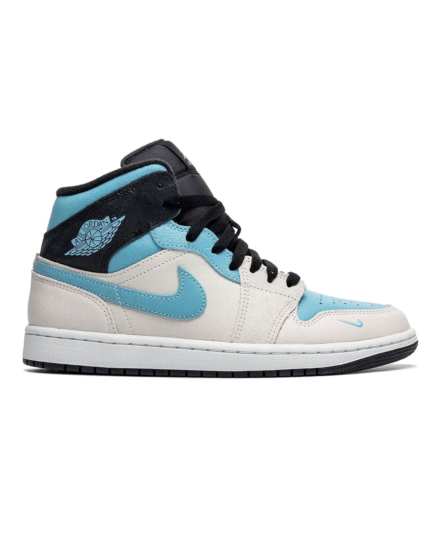 Jordan 1 Mid SE - Summit White / Blue Chill - Black - -