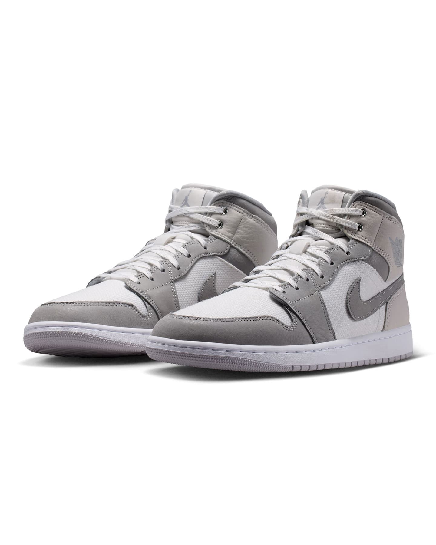 Jordan 1 Mid SE - Summit White / Phantom - Sail - Light Smoke Grey - -