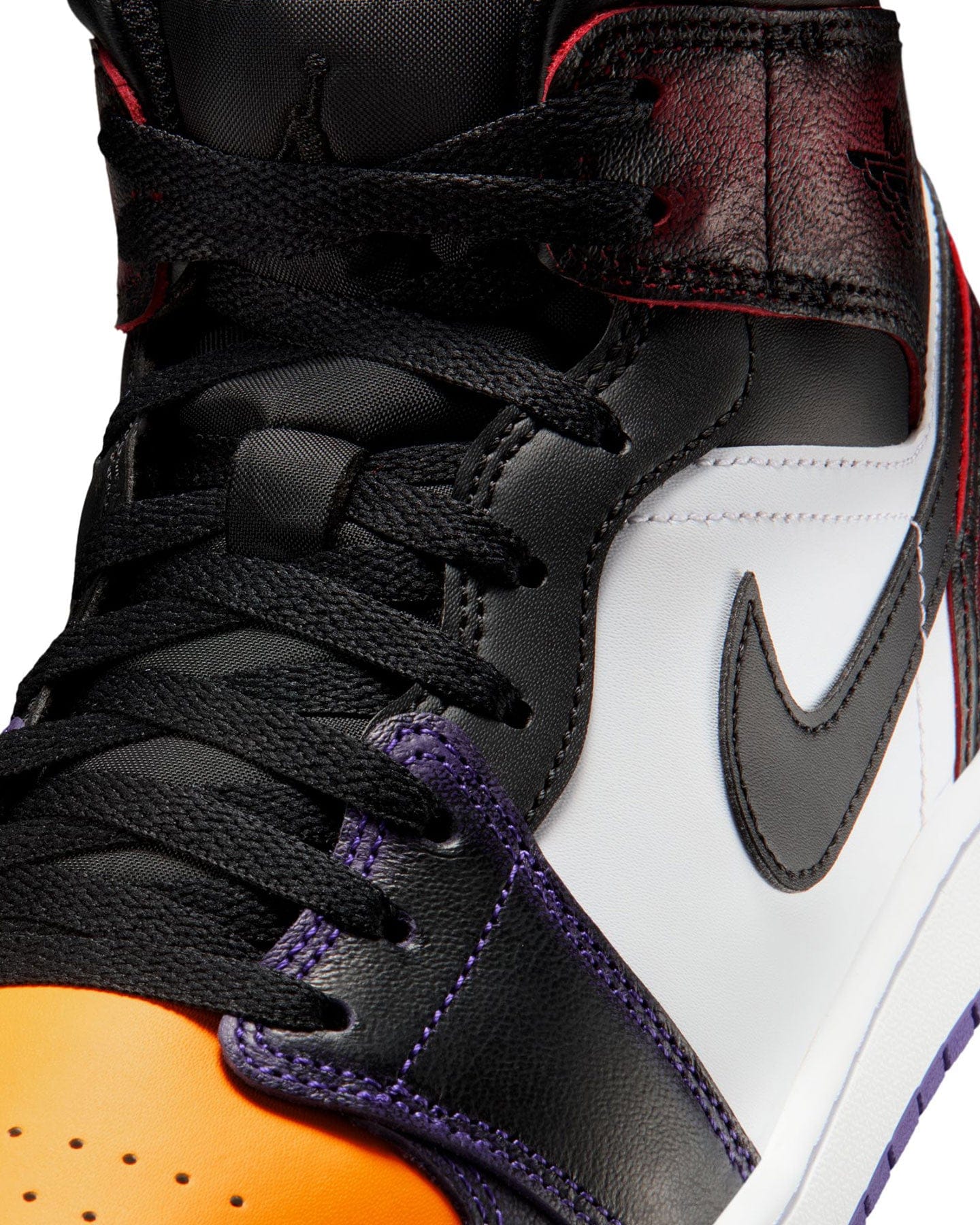 Jordan 1 Mid SE - True Red / Black - White - Court Purple - -
