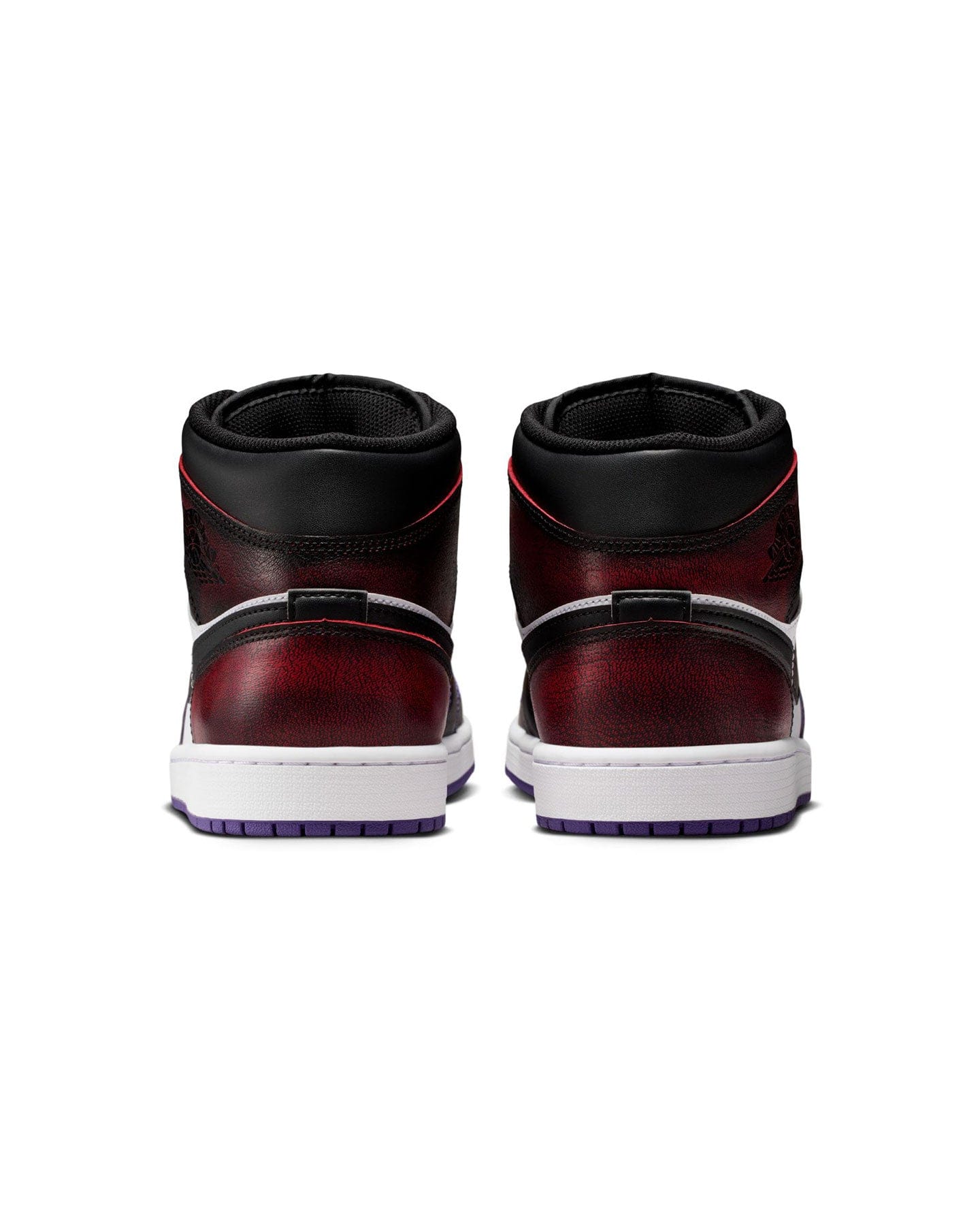 Jordan 1 Mid SE - True Red / Black - White - Court Purple - -