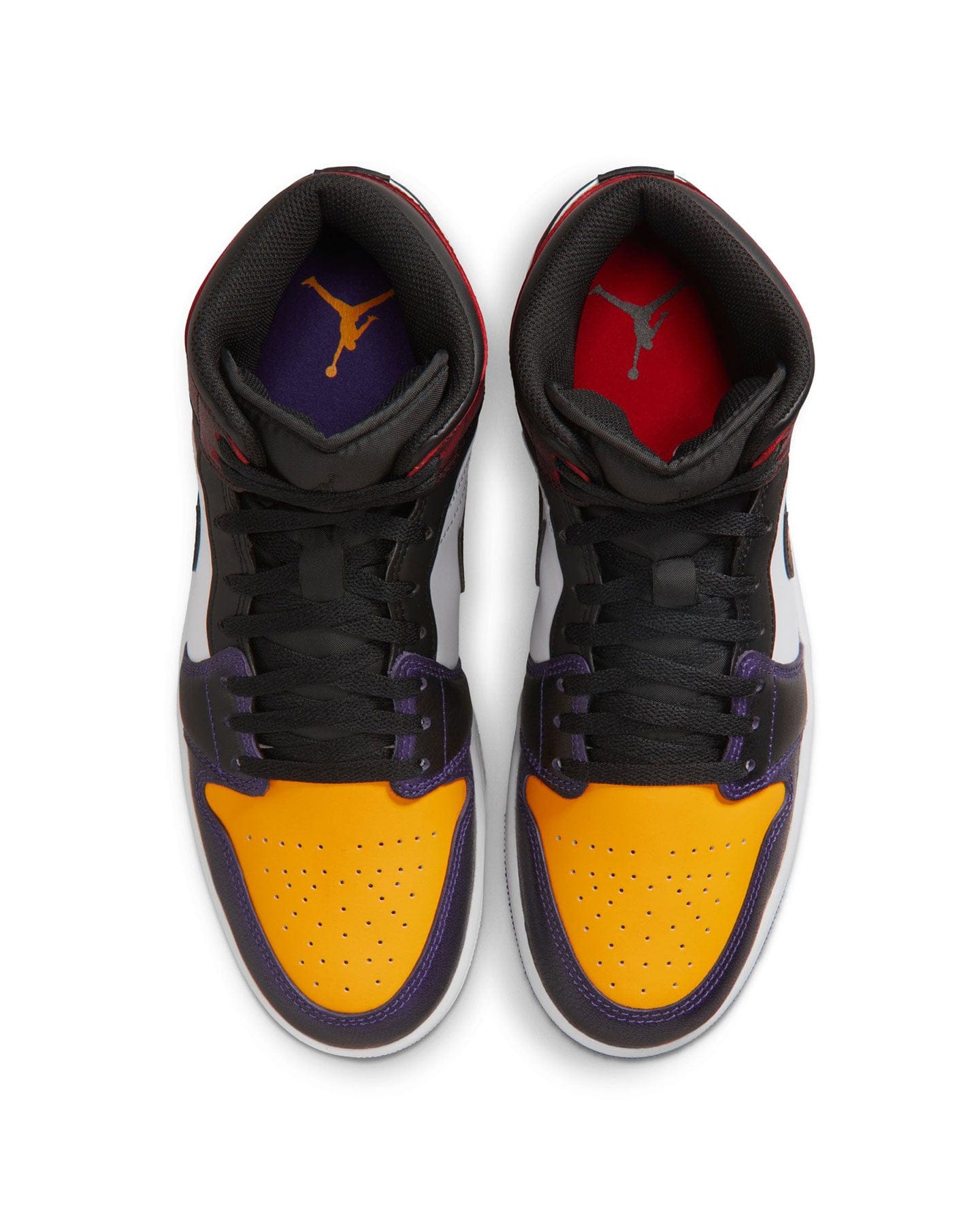 Jordan 1 Mid SE - True Red / Black - White - Court Purple - -