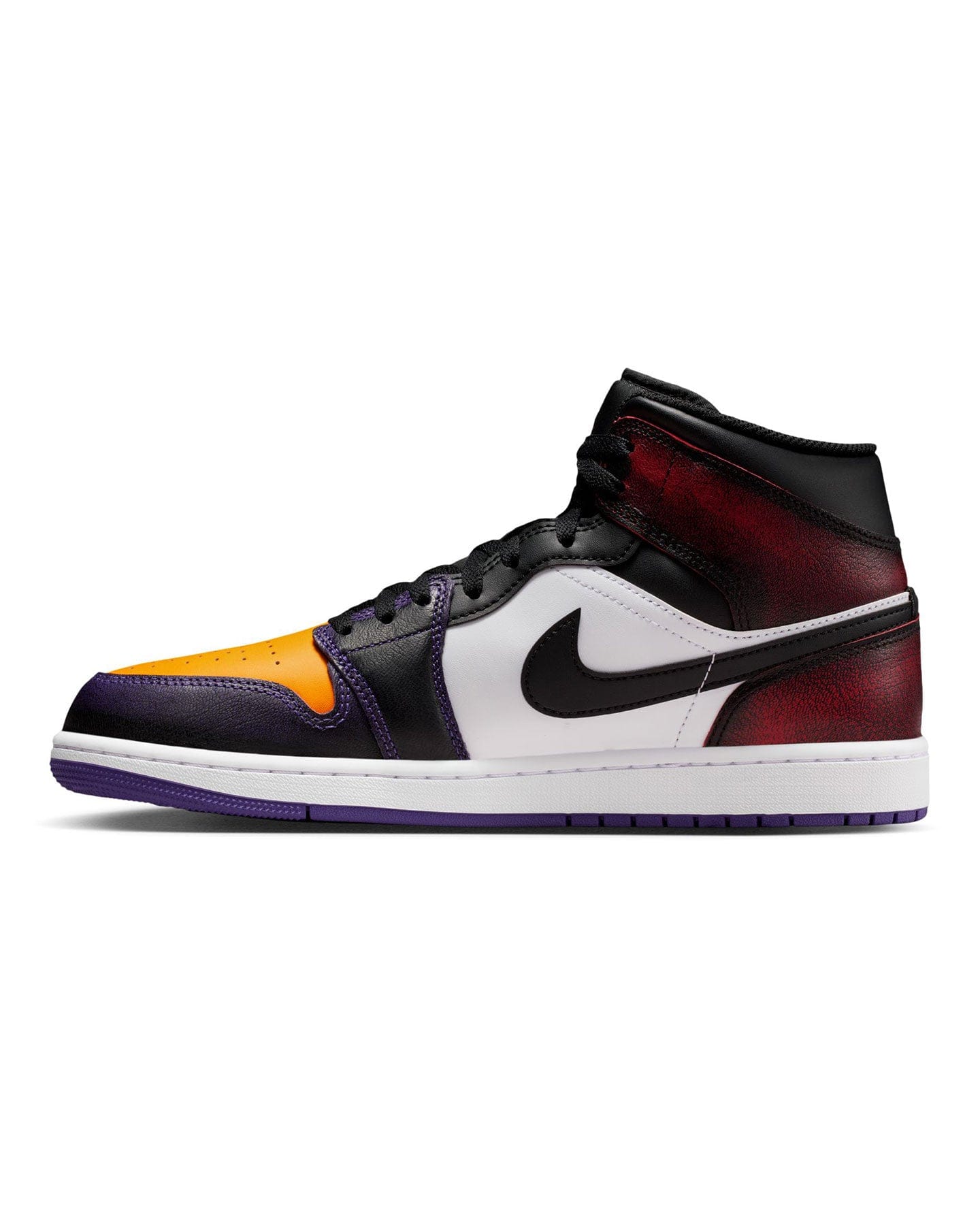 Jordan 1 Mid SE - True Red / Black - White - Court Purple - -