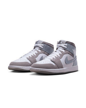 Jordan 1 Mid SE - White / Cool Grey / Medium Grey - -