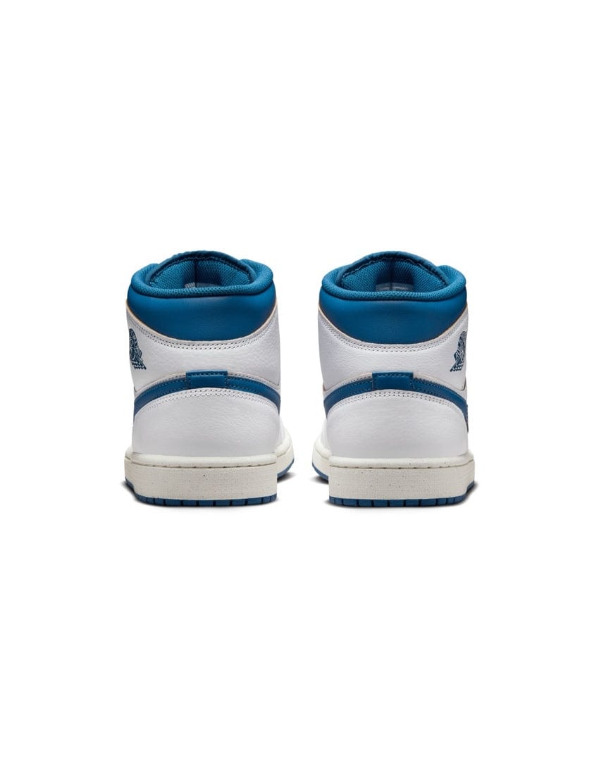 Jordan 1 Mid SE - White / Industrial Blue - Sail - -