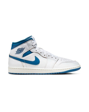 Jordan 1 Mid SE - White / Industrial Blue - Sail - FN5215 141 - 197593823687