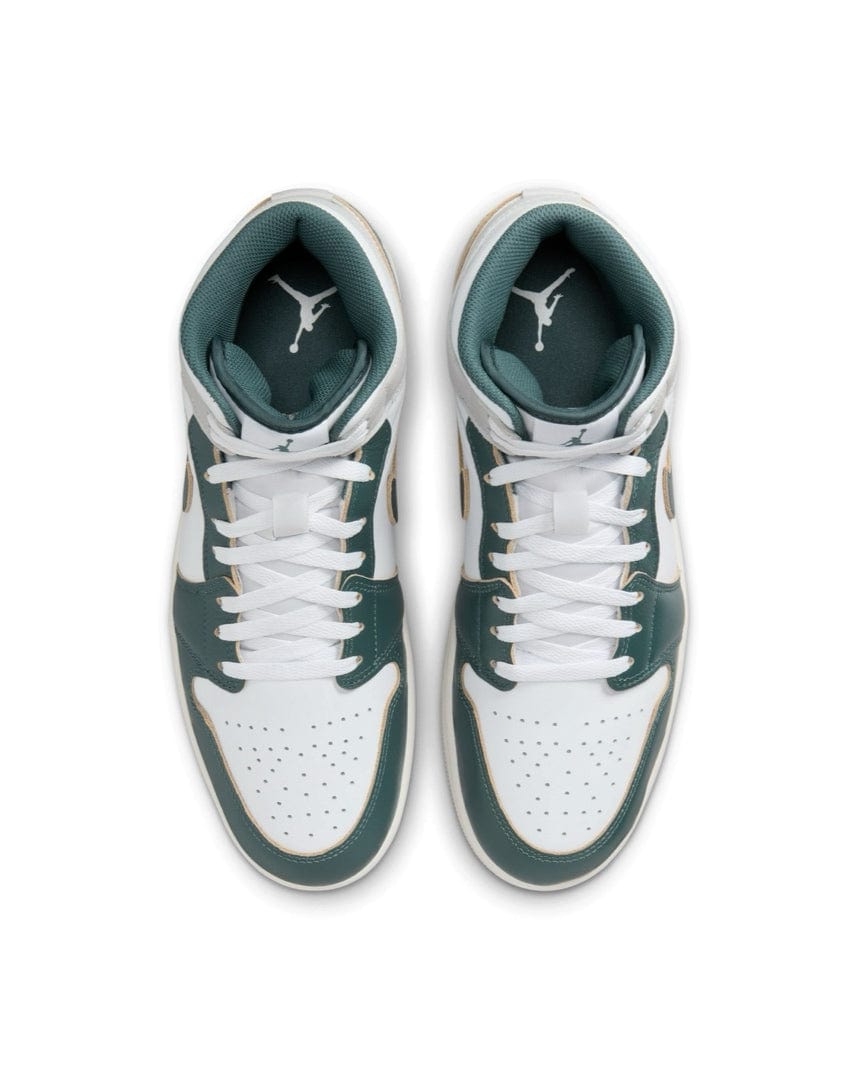 Jordan 1 Mid SE - White / Oxidized - Green - -