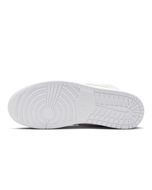 Jordan 1 Mid SE - White / White / Silver - -