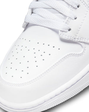 Jordan 1 Mid - White / White - White - -