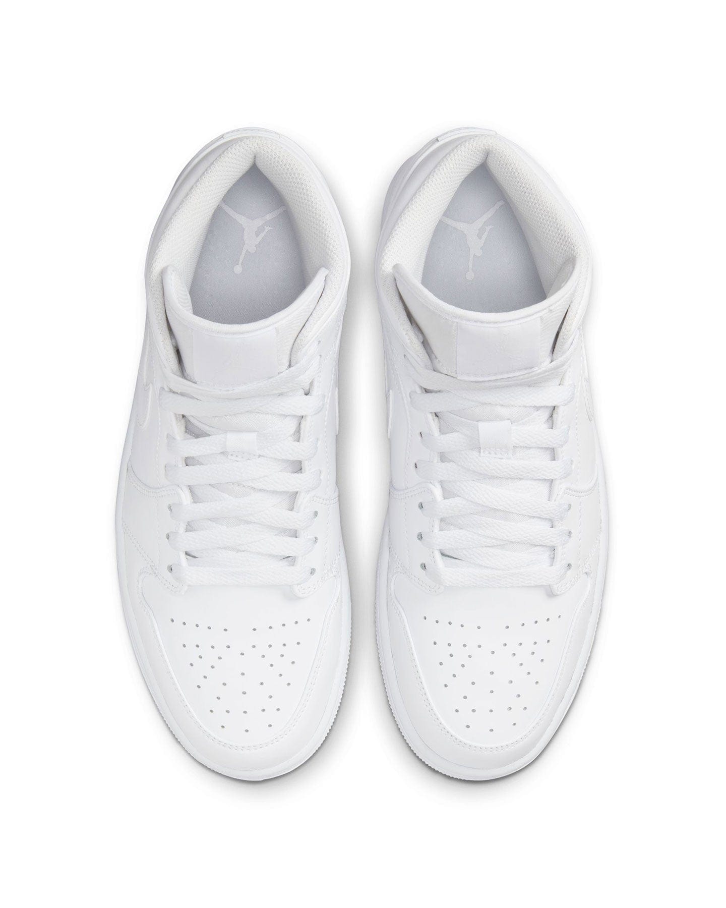 Jordan 1 Mid - White / White - White - -