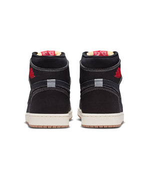 Jordan 1 Retro High OG Flight Club - Black / University Red - Sail - Gum Med Brown - -