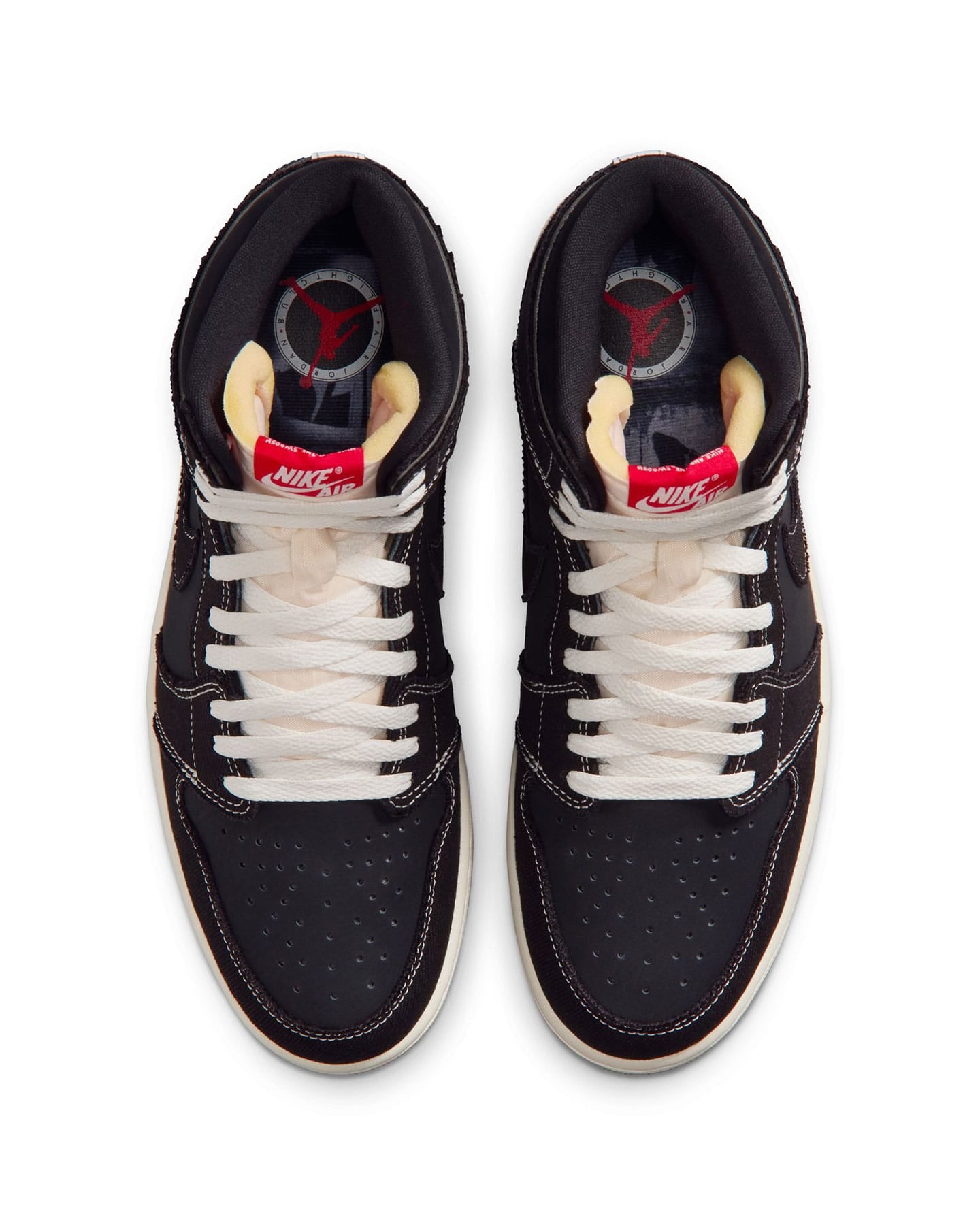 Jordan 1 Retro High OG Flight Club - Black / University Red - Sail - Gum Med Brown - -