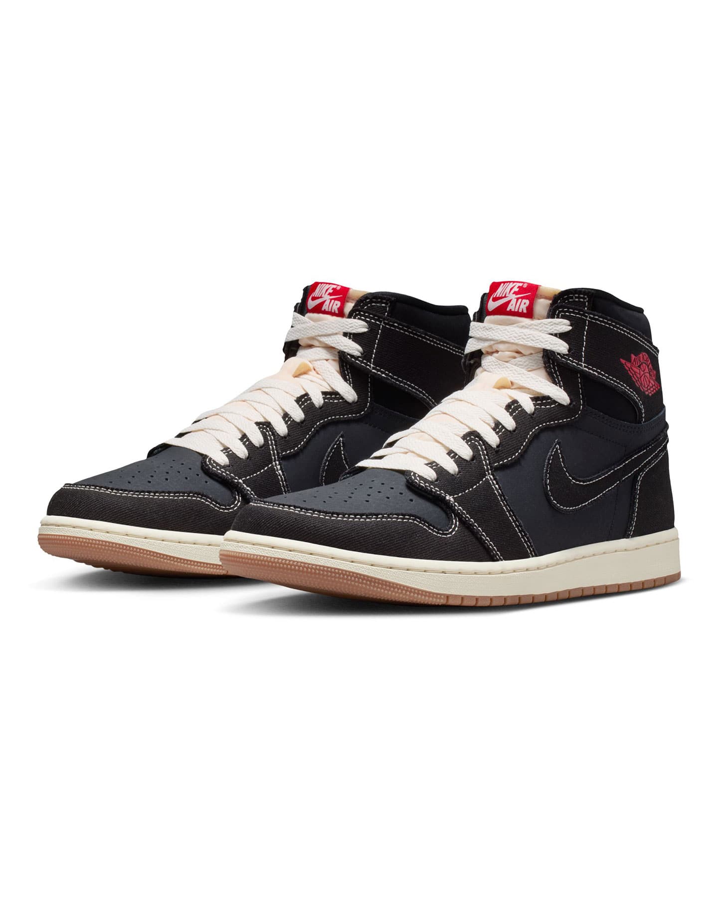 Jordan 1 Retro High OG Flight Club - Black / University Red - Sail - Gum Med Brown - -