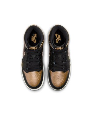 Jordan 1 Retro High OG (GS) - "Black & Gold" - -