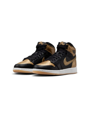 Jordan 1 Retro High OG (GS) - "Black & Gold" - -