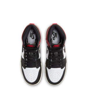 Jordan 1 Retro High OG ( GS ) - Black Toe Reimagined - -