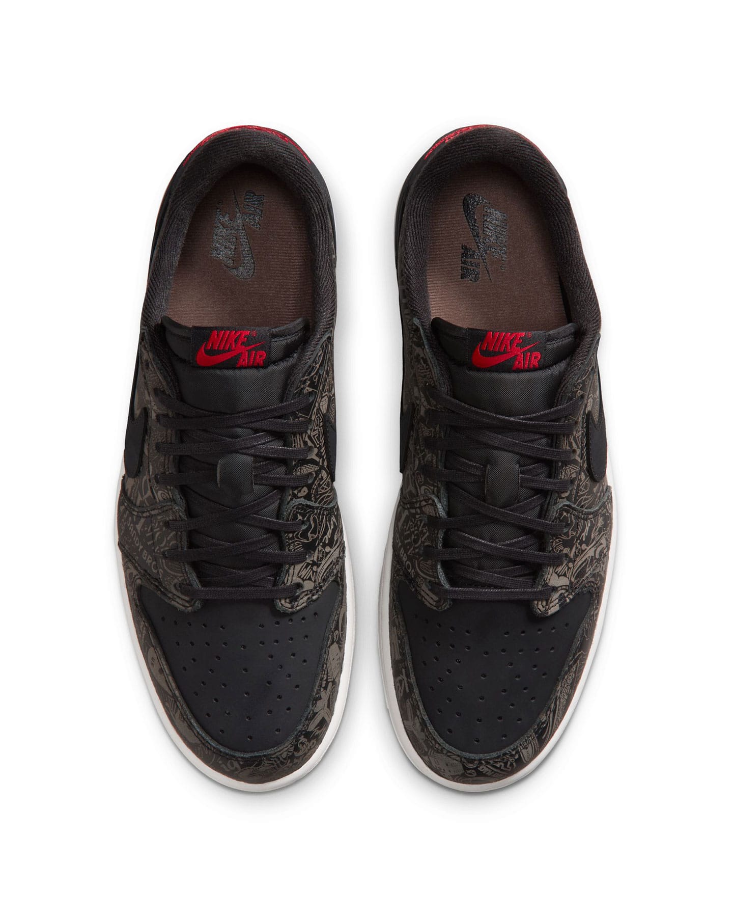 Jordan 1 Retro Low OG Laser - Black / Varsity Red - Summit White - -