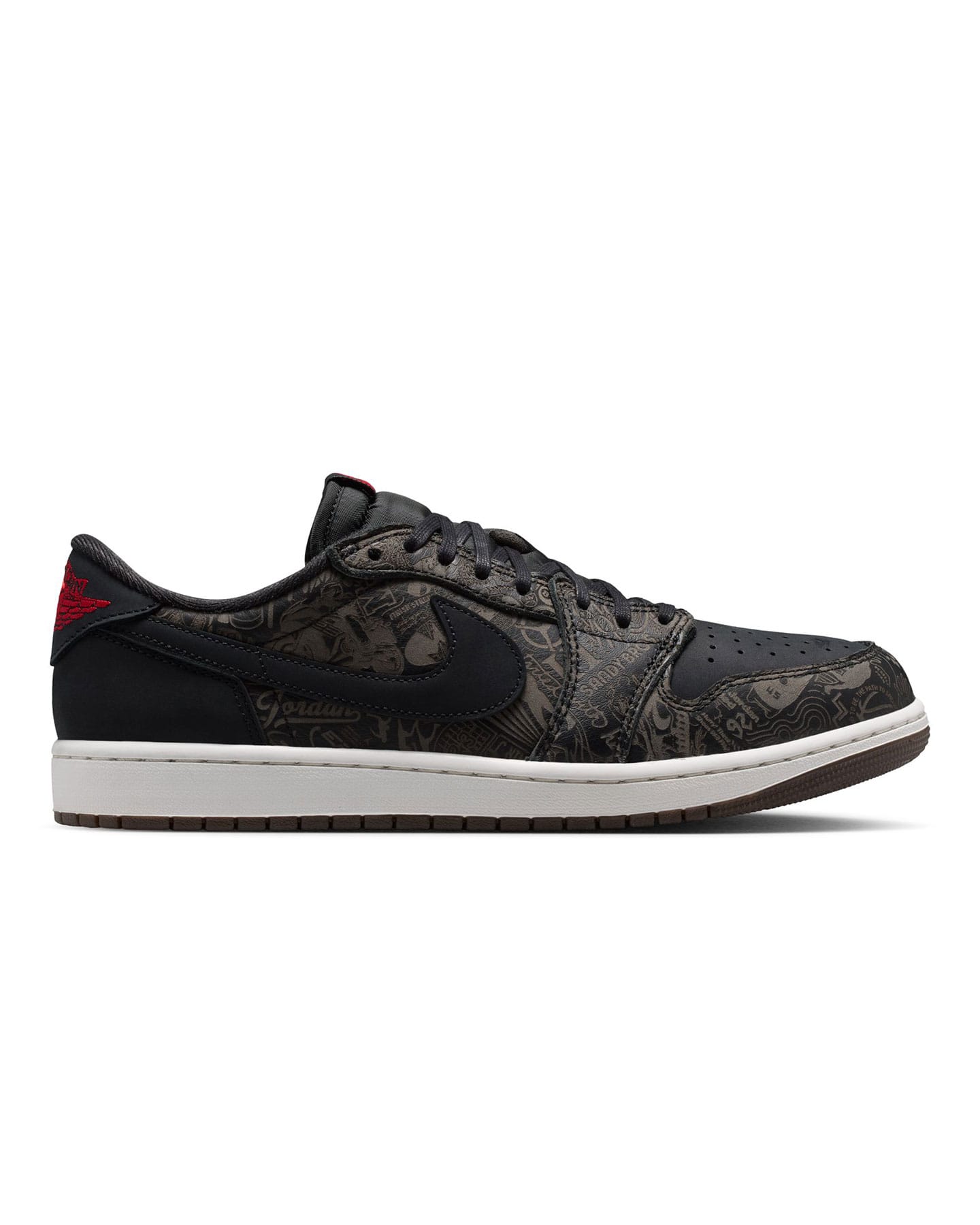 Jordan 1 Retro Low OG Laser - Black / Varsity Red - Summit White - -