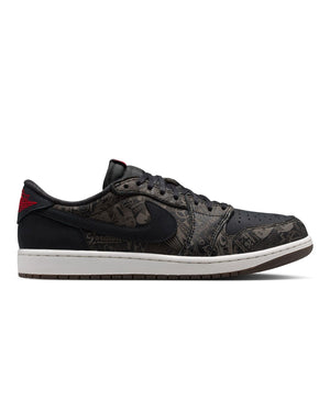 Jordan 1 Retro Low OG Laser - Black / Varsity Red - Summit White - -