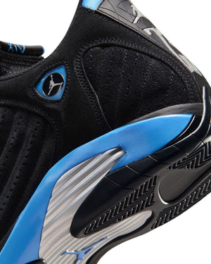 Jordan 14 Retro - Black / White - University Blue - -